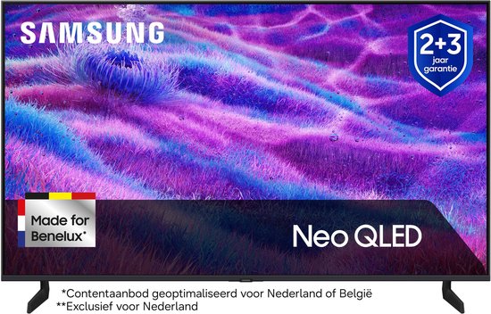 Samsung QE75QN80F - 75 pouces - 4K Neo QLED - 2025 + 3 ans d'extension de garantie - Smart TV
