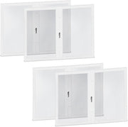 VONROC Parois latérales avec moustiquaire - Pour tente de réception PT501XX - Protection UV 50+ - Blanc