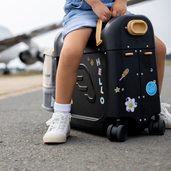 JetKids™ by Stokke® Kit de voyage Fly Me To The Moon - Noir/Blanc