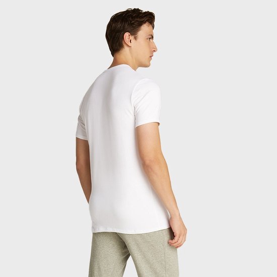 T-shirts Calvin Klein pour homme, col rond, lot de 3, blancs