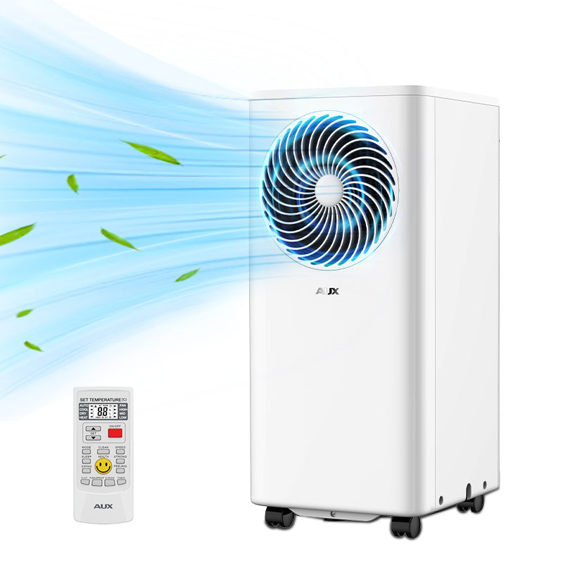 Climatiseur mobile AUX 3-en-1 - 9 000 BTU - Wi-Fi - classe énergétique A