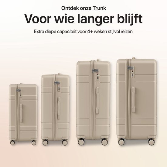 SKYCASES Bagage à main – Classic Heritage – Valise à roulettes légère – Durable – 36 L – Serrure TSA – 55 x 39 x 20 cm – Valise à roulettes pour bagage à main – Roulettes Spinner – Beige