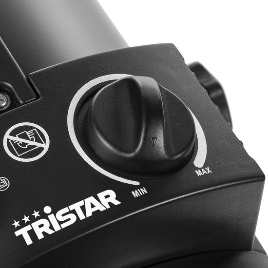 Radiateur industriel Tristar KA-5061 - 1 500 W - 3 000 W - 3 réglages - Thermostat réglable - Indice de protection IPX4 (résistant aux éclaboussures) - Noir/Jaune