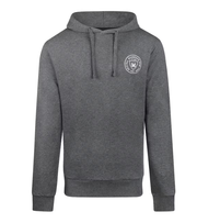 Sweat à capuche graphique McGregor Hommes Gris foncé mélangé - Taille L, 100% coton