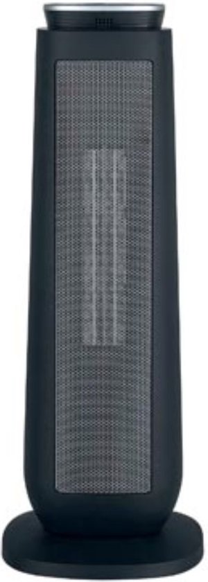 Midea NTH20-18MRA Appareil de chauffage électrique à ventilateur d'intérieur, noir et argent, 2 000 W