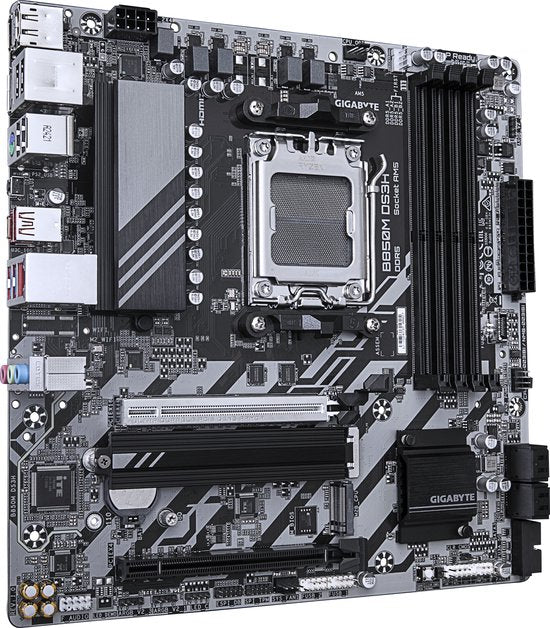 Carte mère GIGABYTE B850M DS3H, AMD B850, socket AM5, format micro-ATX