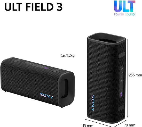 Sony ULT FIELD 3 - Enceinte Bluetooth - Noir