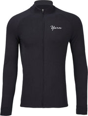 Veste de cyclisme thermique Yarn CyclingWear pour homme - Noir - Taille L