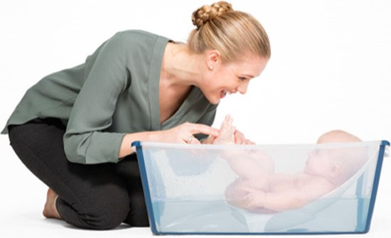 Lot Stokke® Flexi Bath® - Bleu transparent