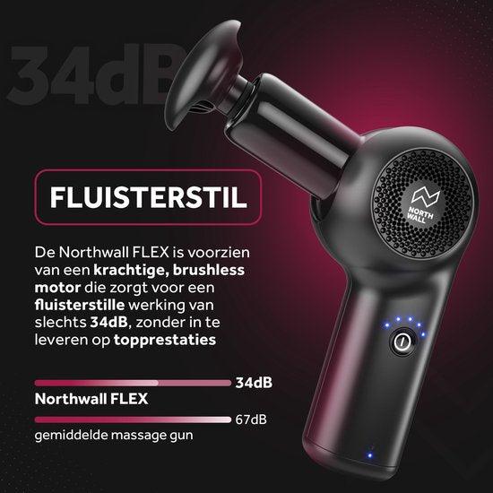 Pistolet de massage Northwall - Appareil de massage Northgun FLEX - Pistolet de massage professionnel