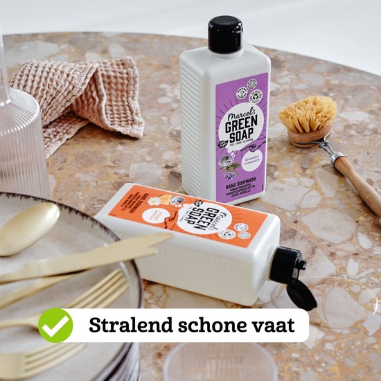 Liquide vaisselle Marcel's Green Soap - Lavande et romarin - 6 x 500 ml