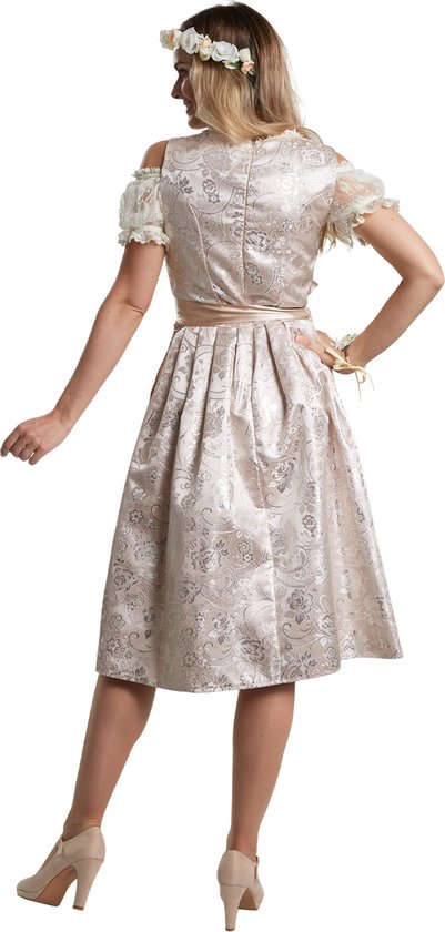 Dressforfun Midi-Dirndl Traunstein modèle 2 XL - Robe fantaisie costume halloween robe de soirée robe carnaval costume carnaval robe de soirée - 304633