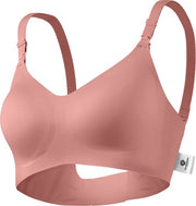 Vulpes Goods® BabyCare - Soutien-gorge d'allaitement sans armature - Soutien-gorge de maternité - Soutien-gorge d'allaitement sans couture - Soutien-gorge de nuit - bretelle réglable - tissu ultra doux - rembourrage amovible - devant avec rabat - pratique