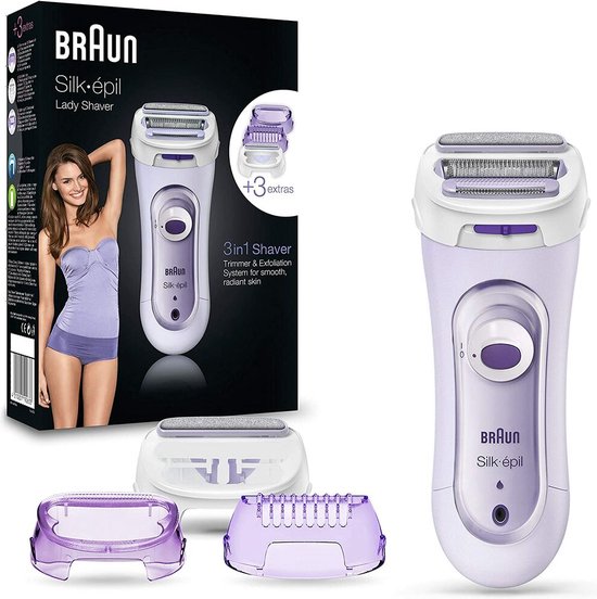 Braun Silk-épil 5-560 - Rasoir électrique sans fil pour femmes