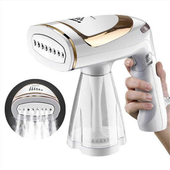 Fuegobird Défroisseur et nettoyeur de vêtements - Petit défroisseur portable pour la maison et les voyages - Alimentation en eau pour les bouteilles d'eau de grande capacité - Défroisseur pour vêtements/textiles/tissus