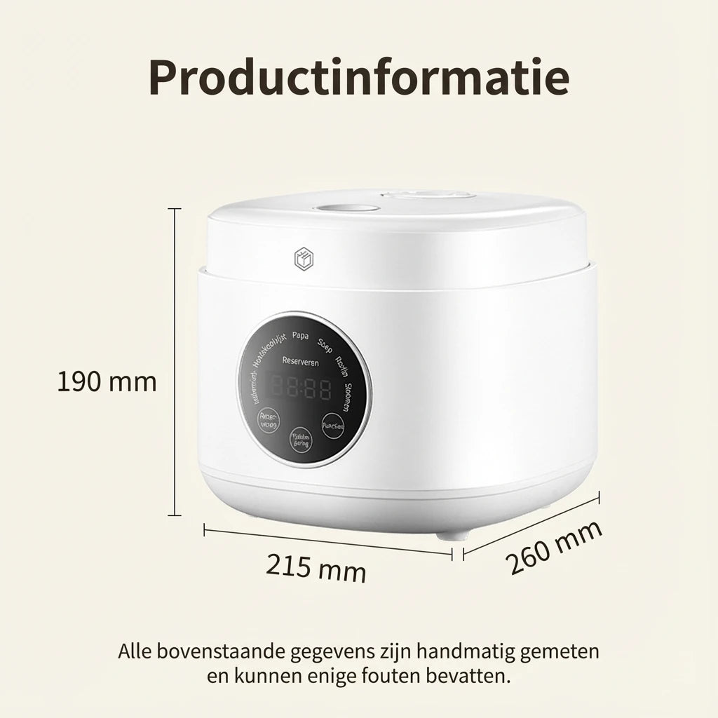Cuiseur à riz Ochama - 2 litres - 500 W - 7 fonctions