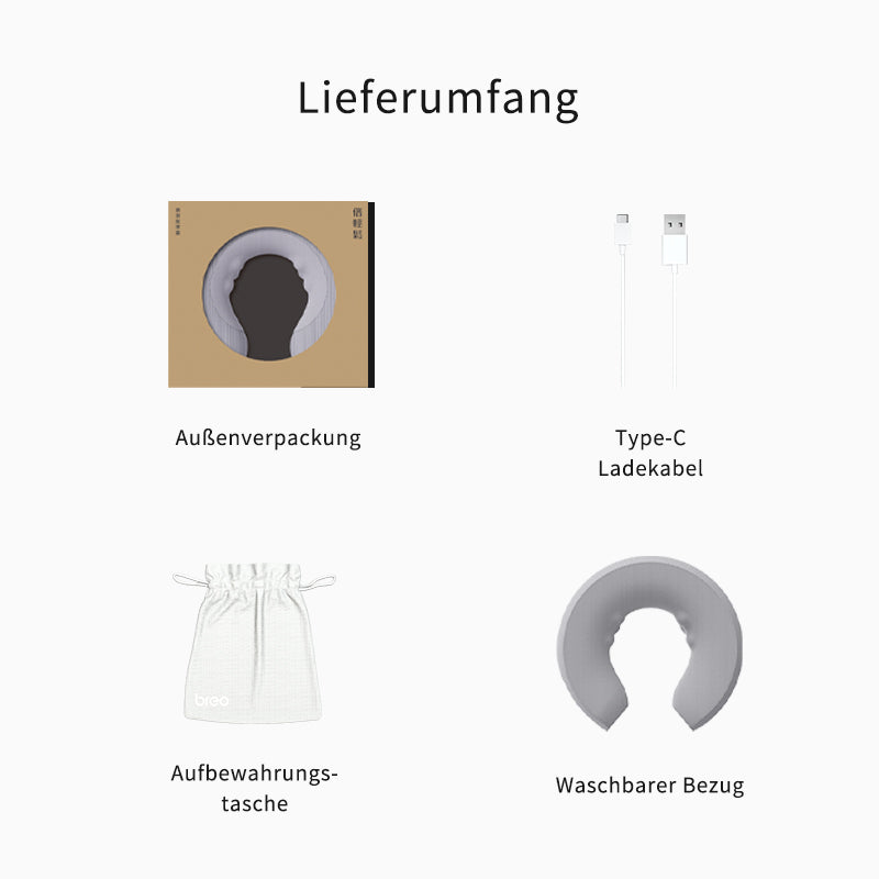 Appareil de massage cervical Breo D5 Premium - régénérant et revitalisant pour la nuque