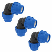 Coude à 90° en PE de 25 mm - PN16 - Certifié DVGW - Eau potable