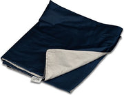 Housse de couverture lestée - EL-Life - 200 x 200 cm - 100% coton - gris et bleu