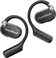 OpenRock - X Black - Casque sans fil à oreilles ouvertes - Écouteurs - Bluetooth - Grande autonomie - Réduction du bruit - sans fil - Technologie TubeBass™