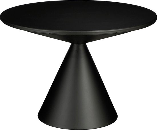 Mica Decorations Table d'appoint Royale - H42 x Ø60 cm - Métal - Noir