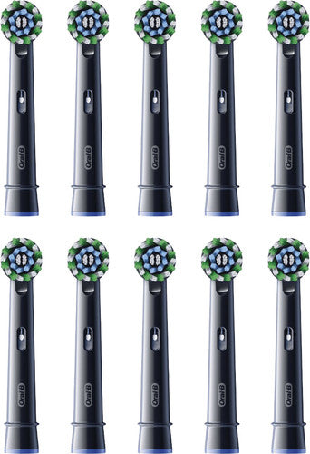Oral B - 10x têtes de brossage - Cross Action Black