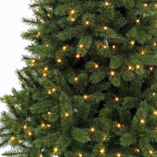 Triumph Tree Bristlecone Artificial Christmas Tree with LED Lights - H185 x Ø119 cm - Dark Green (vert foncé)