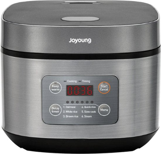 Joyoung - Cuiseur à riz/cuiseur vapeur multifonction 4 L - Appareil de cuisine domestique intelligent et automatique - Cuisinière - Cuisson électrique - Appareil électroménager - Acier inoxydable