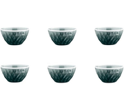 Bol MOON Ø11,5cm - 6 pièces - Pétrole