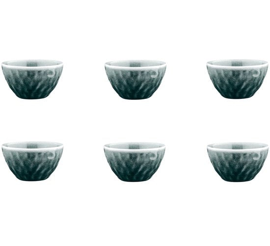 Bol MOON Ø11,5cm - 6 pièces - Pétrole