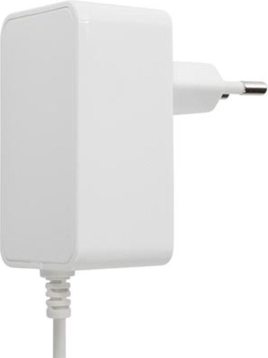 HQ-Power Adaptateur d'alimentation universel, pour équipement informatique, 12 VDC, 2 A, 24 W, fiche DC 5,5 x 2,1 mm, blanc