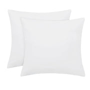 XLLX Basics Taies d'oreiller 65 x 65 cm - Lot de 2 - 100 % coton - Blanc