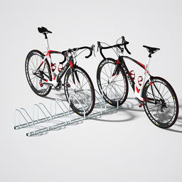 Monzana 2 pièces porte-vélo - Abri à vélos pour 12 vélos - 160x32x27 cm - Support à vélos en métal