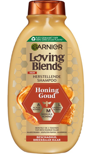 Garnier Loving Blends - Shampooing - Miel doré - Soin capillaire pour cheveux abîmés ou fragiles - 300 ml