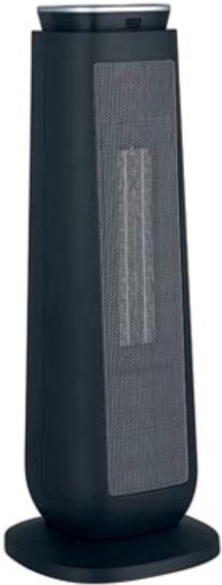 Midea NTH20-18MRA Appareil de chauffage électrique à ventilateur d'intérieur, noir et argent, 2 000 W
