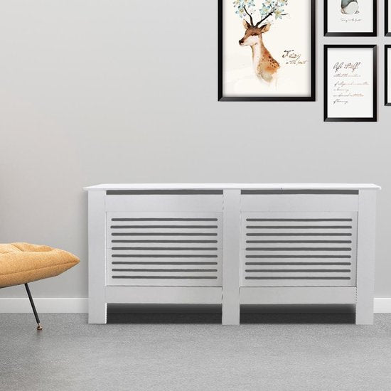 Caisson de radiateur - caisson de chauffage - caisson de radiateur - 152 cm x 82 cm - blanc