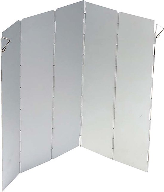Bo-Camp - Pare-vent de cuisine - Aluminium - 5 pièces