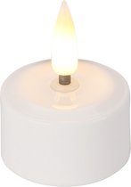 Set de bougies rechargeables - Koopman - 4 pièces AVEC chargeur - Blanc