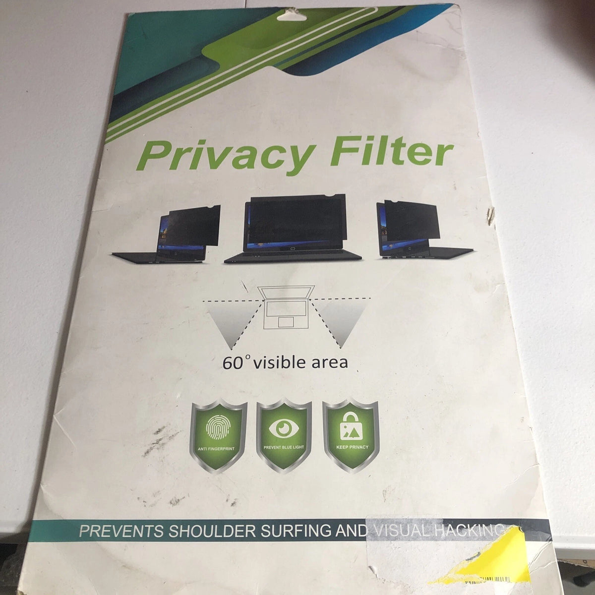 Filtre de confidentialité 21,5 pouces (16:9) – Mat et antireflet – Transparent – Lot de 2