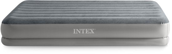 Matelas gonflable Intex Prestige Mid-Rise - Queen size - Pompe électrique intégrée - 203 x 152 x 30 cm - 2 personnes