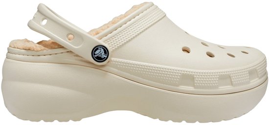 Sabots Crocs Classic Platform Lined, beige, pointures EU 38-39, femme