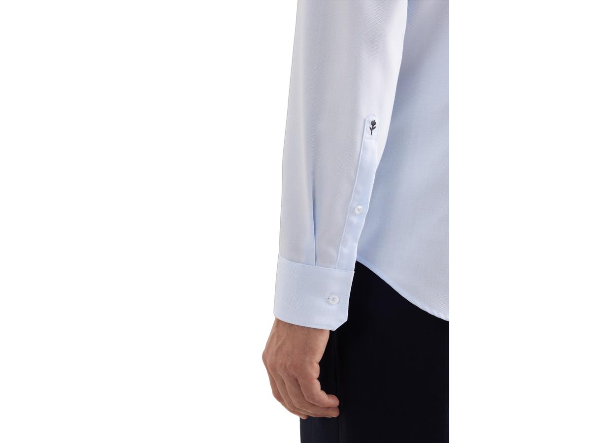 Chemise de travail Seidensticker New Kent - Coupe classique - taille 43 - Bleu clair