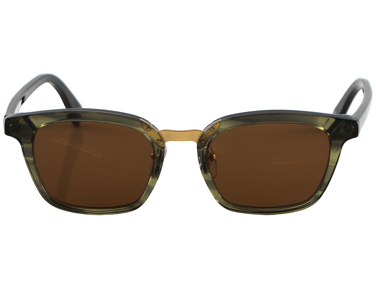 Lunettes de soleil Dick Moby Doha - Acétate biodégradable - Verres ZEISS UV400 - Largeur des verres : 49 mm - Green Leaves