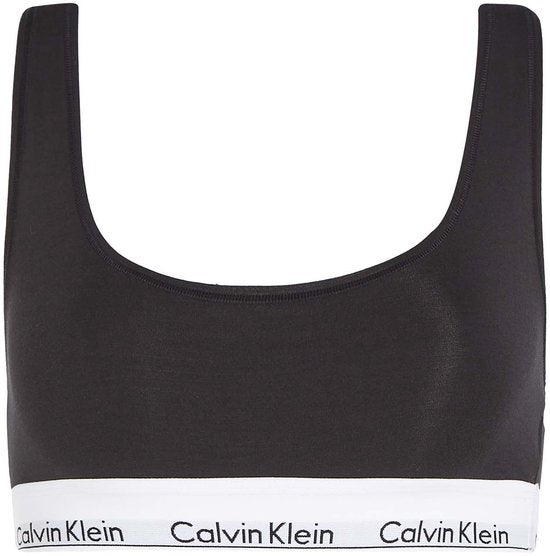 Haut Calvin Klein Modern Cotton pour femme - Noir - Taille M