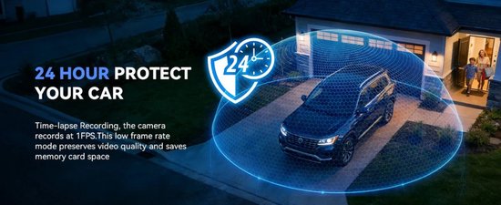 Caméra embarquée AZDome M350 4 canaux - 2K + 3x Full HD - Wi-Fi - GPS - 64 Go
