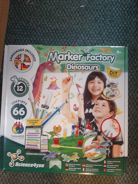 Science4you : L'usine de marqueurs « Dinosaures »