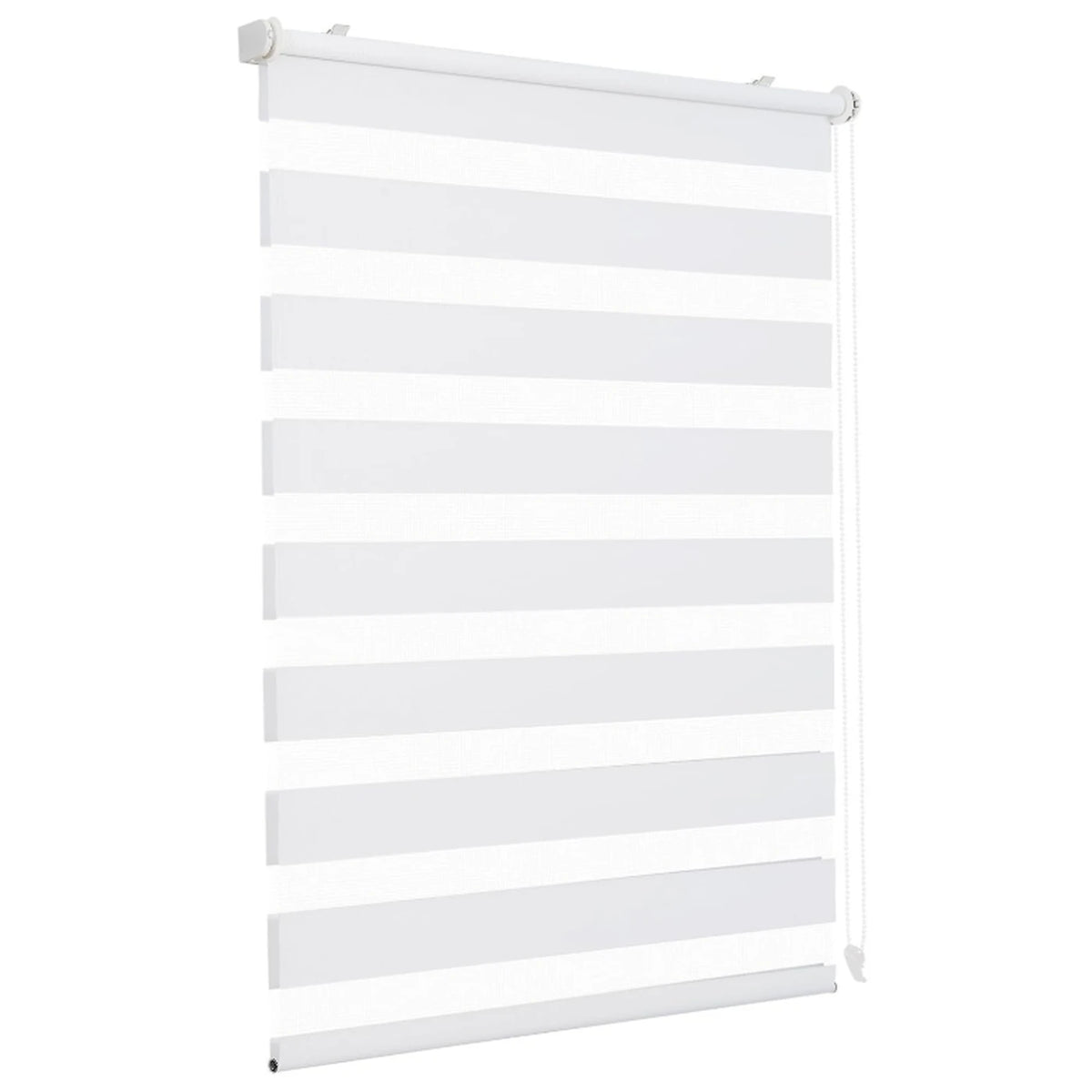 Store enrouleur Sekey Duo sans perçage - 45 x 150 cm - Réglage de la luminosité - Revêtement thermoprotecteur - Blanc