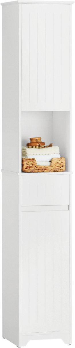 Meuble de salle de bain - SoBuy - 30 x 30 x 170 cm - Blanc