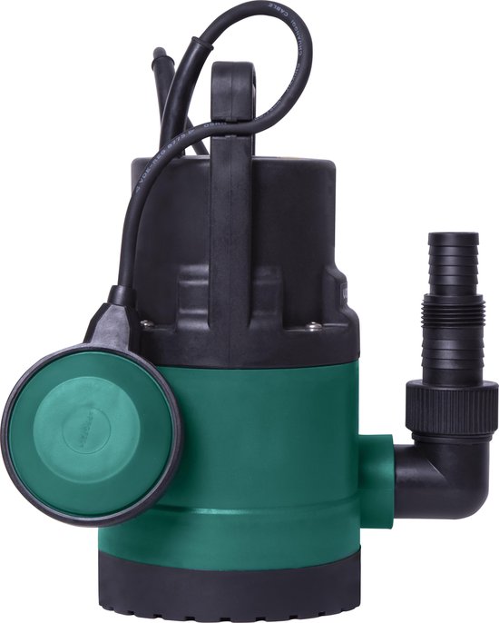 Pompe submersible VONROC / Pompe à eau 300 W – 6 500 l/h – Pour eaux claires et légèrement sales – Avec flotteur