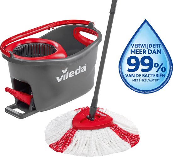Kit de nettoyage Vileda Turbo - Système à pédale - 6 L